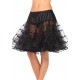 Black Knee Length Petticoat #2 ADULT HIRE